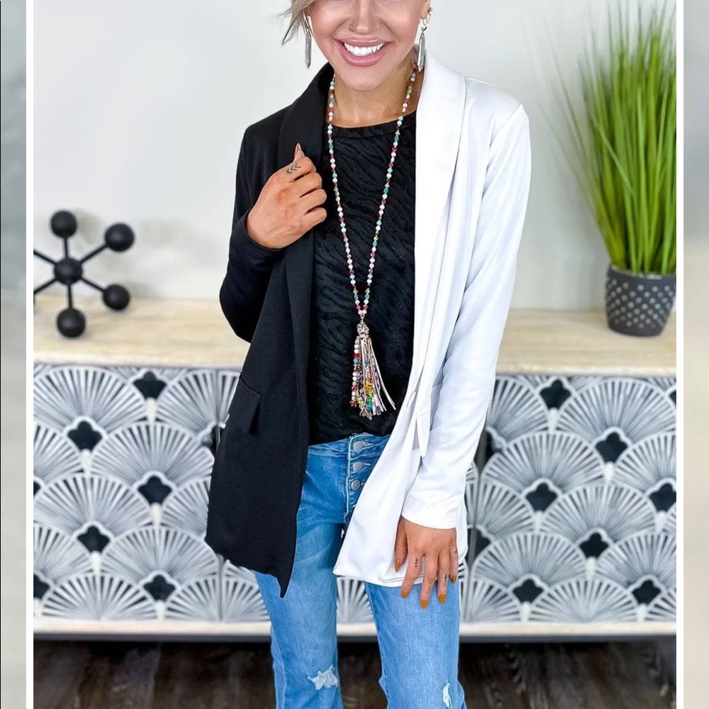 Color block blazer